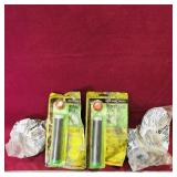 Lot Of 2 Water Couplings & Unused Wool Filters