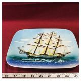 Vintage Ceramic Nautical Plate (Made In Japan)