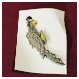 Vintage Parrot Brooch