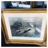 Large Framed Art Print (Vintage)