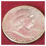 1952 United States Half-Dollar Coin