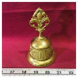 Vintage Solid Brass Bell (4' Tall)