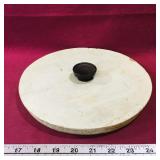 Vintage Wooden Butter Churn Lid (9 1/2')