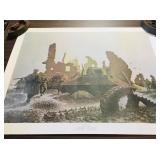 'Reinforcements Moving Up' Art Print (25' x 32')