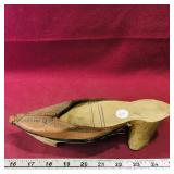 Antique Ladies Wooden Shoe