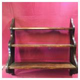 Antique Wooden Wall Shelf (24' x 25' x 8')