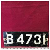 Luxembourg License Plate