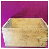 Vintage Okanagan Packers Kelowna BC Wooden Crate