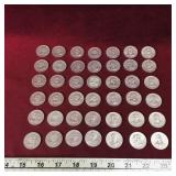 Lot Of 42 Shell Mr. President Coin Game Tokens