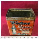 Vintage Wintons Devin Maid Fruit Toffee Tin