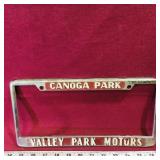 Valley Park Motors Canoga Park License Plate Frame