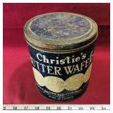 Vintage Christie's Butter Wafers Can