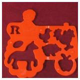 1989 McDonald's Plastic Childrens Stencil