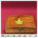 Vintage Riley Brook NB Souvenir Wooden Box