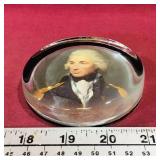 Vintage Horatio Nelson Glass Paperweight