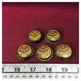 Lot Of 5 Vintage Raspberry Soda Bottle Caps Lot Of 5 Vintage Raspberry Soda Bottle Caps