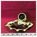 Vintage Pottery Pipe Dish (3 1/2' x 7 1/2' x 5') Vintage Pottery Pipe Dish (3 1/2' x 7 1/2' x 5')
