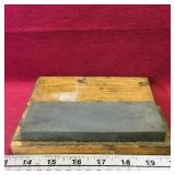 Antique Sharpening Stone & Wooden Case Antique Sharpening Stone & Wooden Case