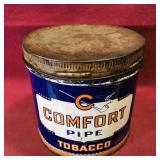 Vintage Comfort Pipe Tobacco Can Vintage Comfort Pipe Tobacco Can