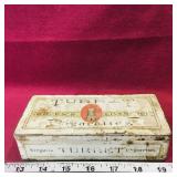 Vintage Turret Cigarettes Tin (2' x 7' x 3') Vintage Turret Cigarettes Tin (2' x 7' x 3')