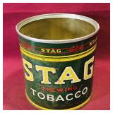 Vintage Stag Chewing Tobacco Can Vintage Stag Chewing Tobacco Can