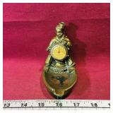 Vintage Brass Ashtray / Thermometer Vintage Brass Ashtray / Thermometer
