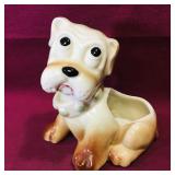 Vintage Ceramic Dog Planter Vintage Ceramic Dog Planter