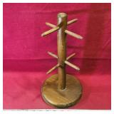Vintage Wooden Mug Tree (13' x 6 1/2') Vintage Wooden Mug Tree (13' x 6 1/2')