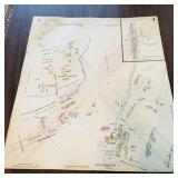 1934 Dorchester NB Double-Sided Map 1934 Dorchester NB Double-Sided Map