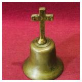 Small Antique Brass Church Bell Small Antique Brass Church Bell