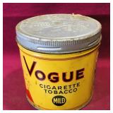 Vintage Vogue Cigarette Tobacco Can Vintage Vogue Cigarette Tobacco Can