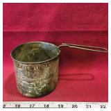 Vintage Metal Straining Cup (3 1/4' x 3 1/2') Vintage Metal Straining Cup (3 1/4' x 3 1/2')