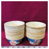 Large Lot Of Vintage 'Frosty Treat' Sundae Cups Large Lot Of Vintage 'Frosty Treat' Sundae Cups