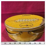 Vintage Decoware Varsity Football Tin Vintage Decoware Varsity Football Tin