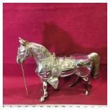Antique Metal Decorative Horse (9 1/2' x 11' x 3') Antique Metal Decorative Horse (9 1/2' x 11' x 3')