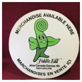 1985 Fiddle Edd Cardboard Advertising Sign (18') 1985 Fiddle Edd Cardboard Advertising Sign (18')