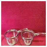 Set Of 2 Pyrex Glass Cooking Pots Set Of 2 Pyrex Glass Cooking Pots