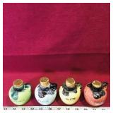 Set Of 4 Ceramic Spice Containers (Vintage) Set Of 4 Ceramic Spice Containers (Vintage)