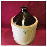 Antique 2 Gallon Stone Jug Antique 2 Gallon Stone Jug