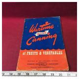 Vintage Wartime Home Canning Booklet Vintage Wartime Home Canning Booklet