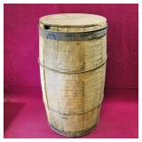 Vintage Wooden Storage Barrel (18 1/2' x 9 1/2') Vintage Wooden Storage Barrel (18 1/2' x 9 1/2')