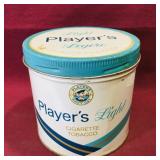 Vintage Player's Light Tobacco Can Vintage Player's Light Tobacco Can