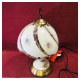 Vintage Glass & Ceramic Desk Lamp Vintage Glass & Ceramic Desk Lamp