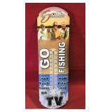 Tin '3 Legends' Fishing Wall Thermometer Tin '3 Legends' Fishing Wall Thermometer