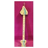 Wooden Novelty Fish Wall Ruler (23 1/2' Long) Wooden Novelty Fish Wall Ruler (23 1/2' Long)