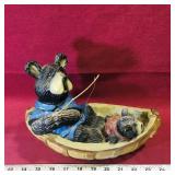 Resin Decorative Fishing Bears Resin Decorative Fishing Bears