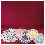 Lot Of 6 Assorted Vintage Doilies Lot Of 6 Assorted Vintage Doilies