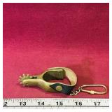 Vintage Brass Spur With Clip Attachment Vintage Brass Spur With Clip Attachment