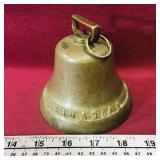 Antique 'Canadian' Brass Bell (4 1/4' x 4 1/4') Antique 'Canadian' Brass Bell (4 1/4' x 4 1/4')