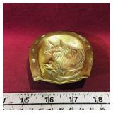 Vintage Brass Horseshoe Ashtray Vintage Brass Horseshoe Ashtray
